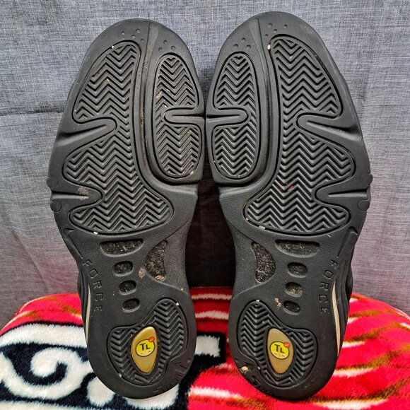 Size 12 Men Nike Total Air Foamposite Max 2011 Black Anthracite 472498-010 FLAW - Picture 6 of 16